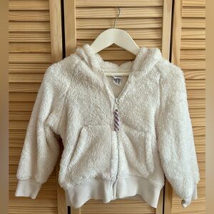 Hanna Andersson marshmallow hooded jacket